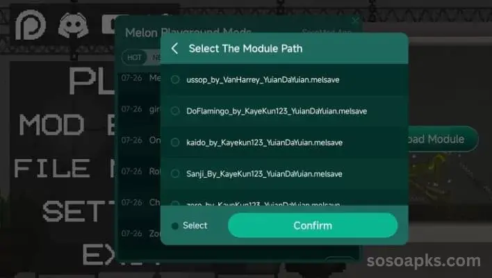 Download SosoMod Melon Playground